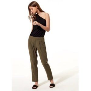 Babaton (Aritzia) Cohen Pant in Olive Green, Size 6